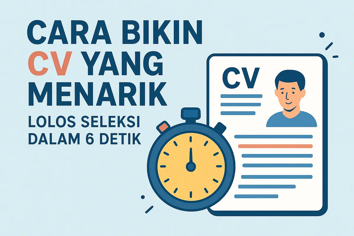 Cara Bikin CV yang Menarik: Lolos Seleksi dalam 6 Detik